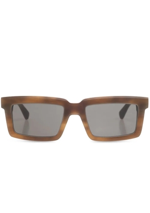 Mykita Dakar rectangle-frame sunglasses - Brown