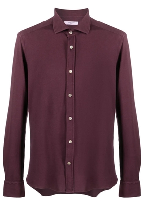 Boglioli long-sleeve cotton shirt - Red