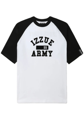 izzue logo-print cotton T-shirt - White