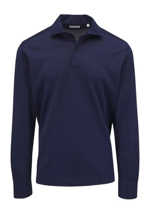 EMANUEL BERG long-sleeves polo shirt - Blue