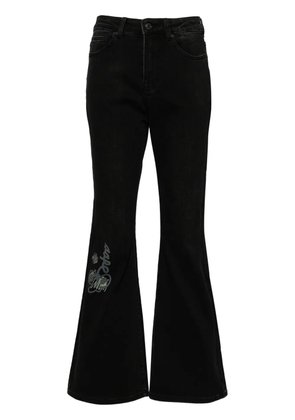AAPE BY *A BATHING APE® high-waisted flared jeans - Black