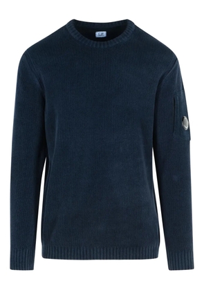 C.P. Company ribbed pocket-sleeve sweater - Blue
