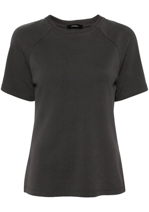 Goen.J twist-detailing cotton T-shirt - Grey