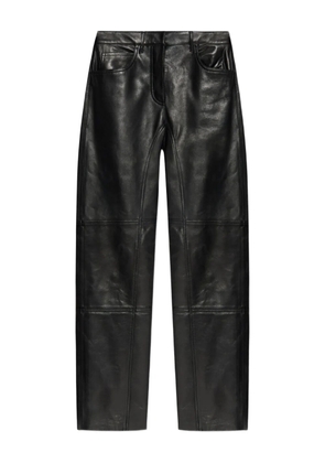 Jil Sander leather trousers - Black