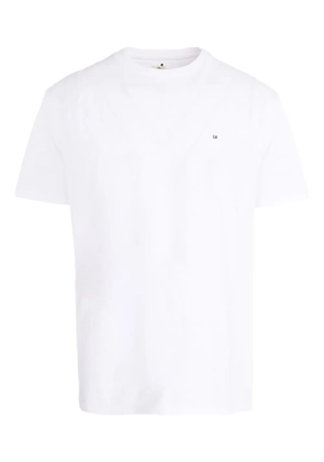 Luigi Borrelli logo-embroidered T-shirt - White