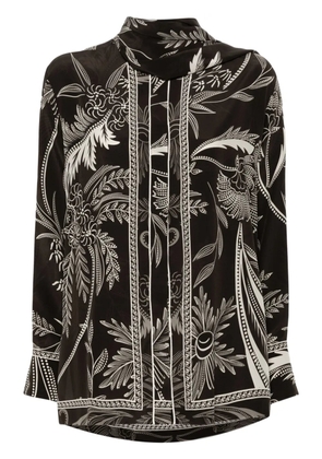 F.R.S For Restless Sleepers botanical-print shirt - Brown