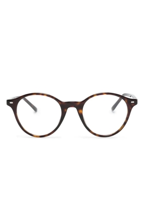 Ray-Ban Bernard round-frame glasses - Brown