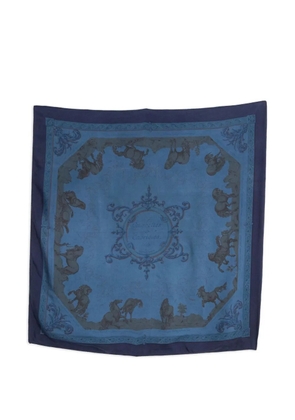 Hermès Pre-Owned 2010 x Françoise Faconnet scarf - Blue
