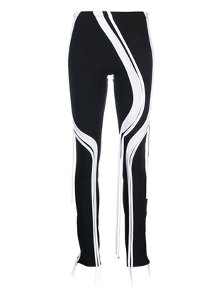 Ottolinger Strappy tie-fastening straps leggings - Black