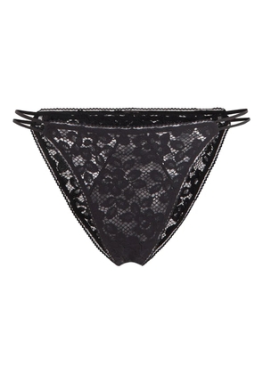 Wolford lace-detail briefs - Black