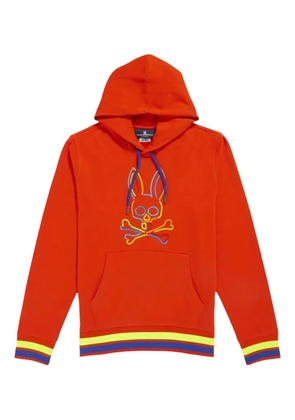 Psycho Bunny Barbow neon-glow bunny hoodie - Orange