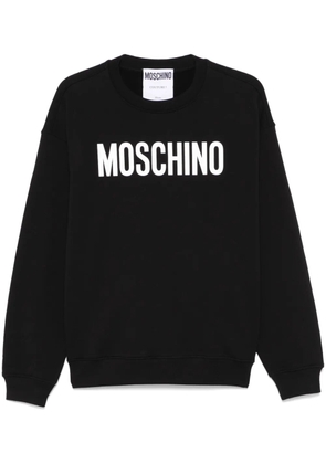 Moschino logo-print sweater - Black