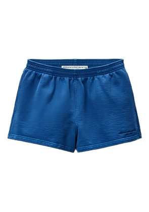 Alexander Wang elastic-waistband mini shorts - Blue