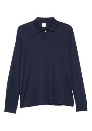 Eleventy long-sleeve polo shirt - Blue