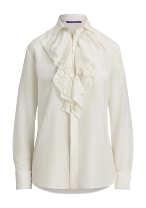 Ralph Lauren Collection ruffled-collar shirt - Neutrals