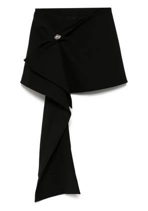 JNBY asymmetric waist skirt - Black