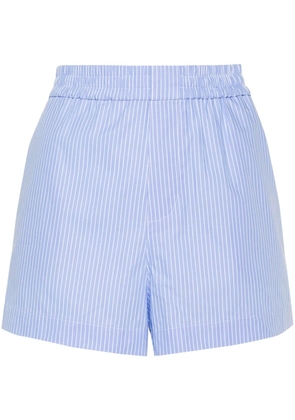 MODES GARMENTS striped cotton shorts - Blue