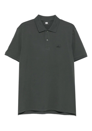 C.P. Company logo-embroidered polo shirt - Green