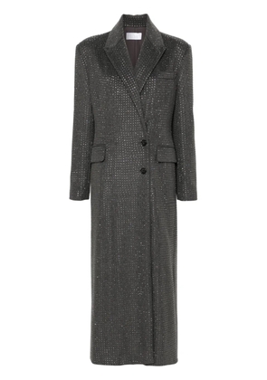Giuseppe Di Morabito rhinestone-embellished coat - Grey