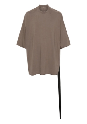 Rick Owens DRKSHDW tape-detail orgnaic cotton T-shirt - Grey