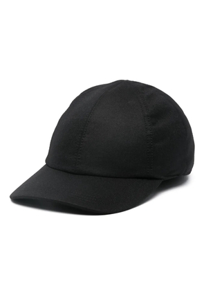 Canali wool baseball cap - Black