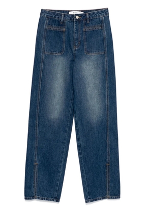 b+ab panelled jeans - Blue
