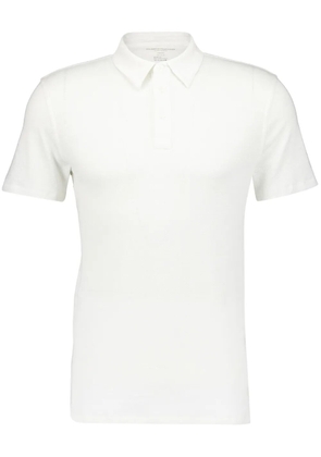 Majestic Filatures short-sleeve stretch-linen polo shirt - White