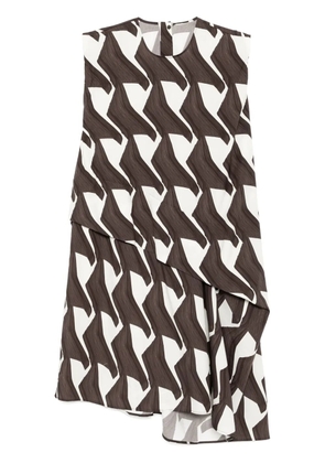 JNBY patterned dress - Brown