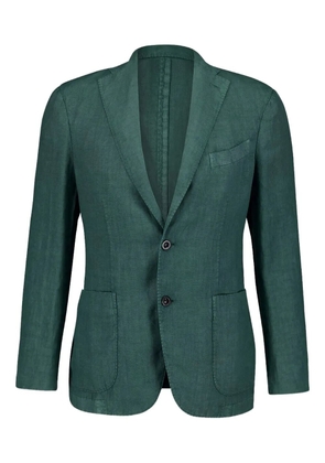 Boglioli notched-lapel linen blazer - Green