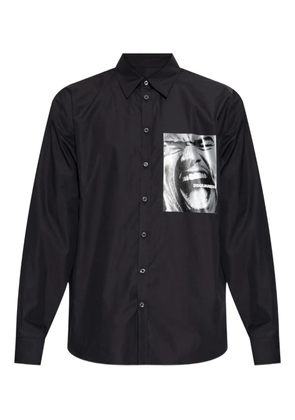 DSQUARED2 graphic-stamp shirt - Black