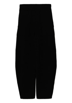 Uma Wang knitted tapered trousers - Black