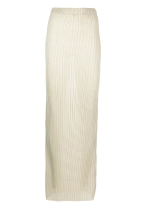 Ludovic de Saint Sernin pleated maxi skirt - Green