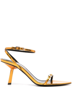 Saint Laurent 75mm Kitty sandals - Orange