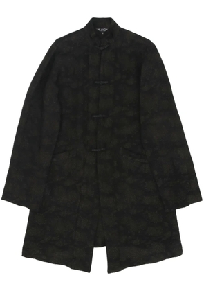 Comme Des Garçons Pre-Owned 2020s jacquard coat - Black
