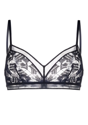 ERES Onctueux lace triangle-cup bra - Blue