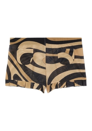 PUCCI Marmo-print shorts - Black