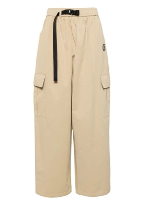 Ground Zero logo-print cargo pants - Brown