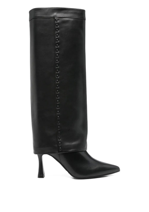 Evaluna leather knee-high boots - Black