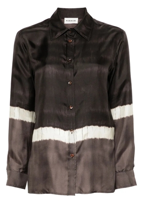 P.A.R.O.S.H. tie-dye shirt - Brown