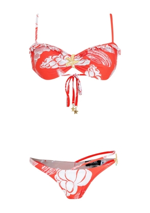 Amir Slama starfish-print bikini - Red