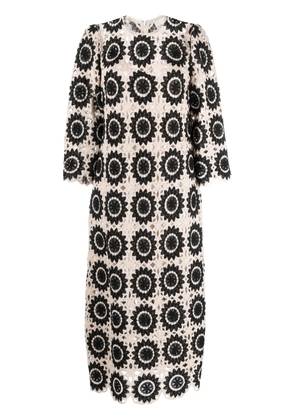 ZIMMERMANN Ginger crochet midi dress - Neutrals