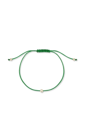 Mateo 14K yellow gold Dot diamond bracelet - Green