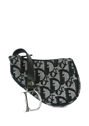 Christian Dior Pre-Owned 2002 mini Saddle coin purse - Black