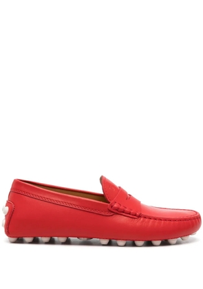 Tod's Gommino Bubble leather penny loafers - Red