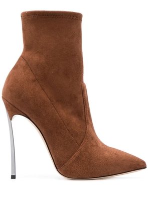 Casadei Blade Arceus 130mm ankle boots - Brown