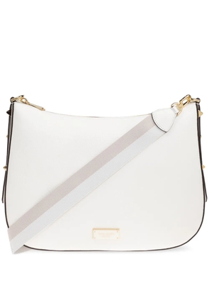 Kate Spade logo-plaque shoulder bag - White