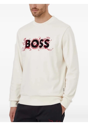 BOSS Soleri Lunar New Year sweatshirt - Neutrals