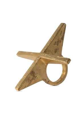 Parts of Four Sistema burnished-effect ring - Gold