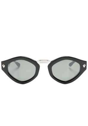 T Henri Eyewear tinted-lenses oval-frame sunglasses - Black