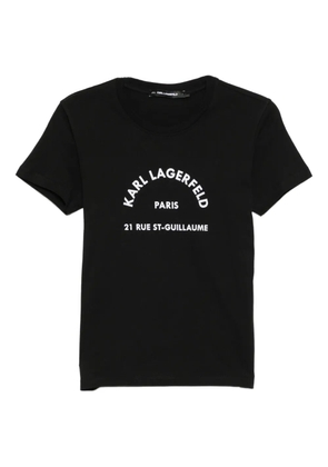 Karl Lagerfeld RSG Glitter T-shirt - Black